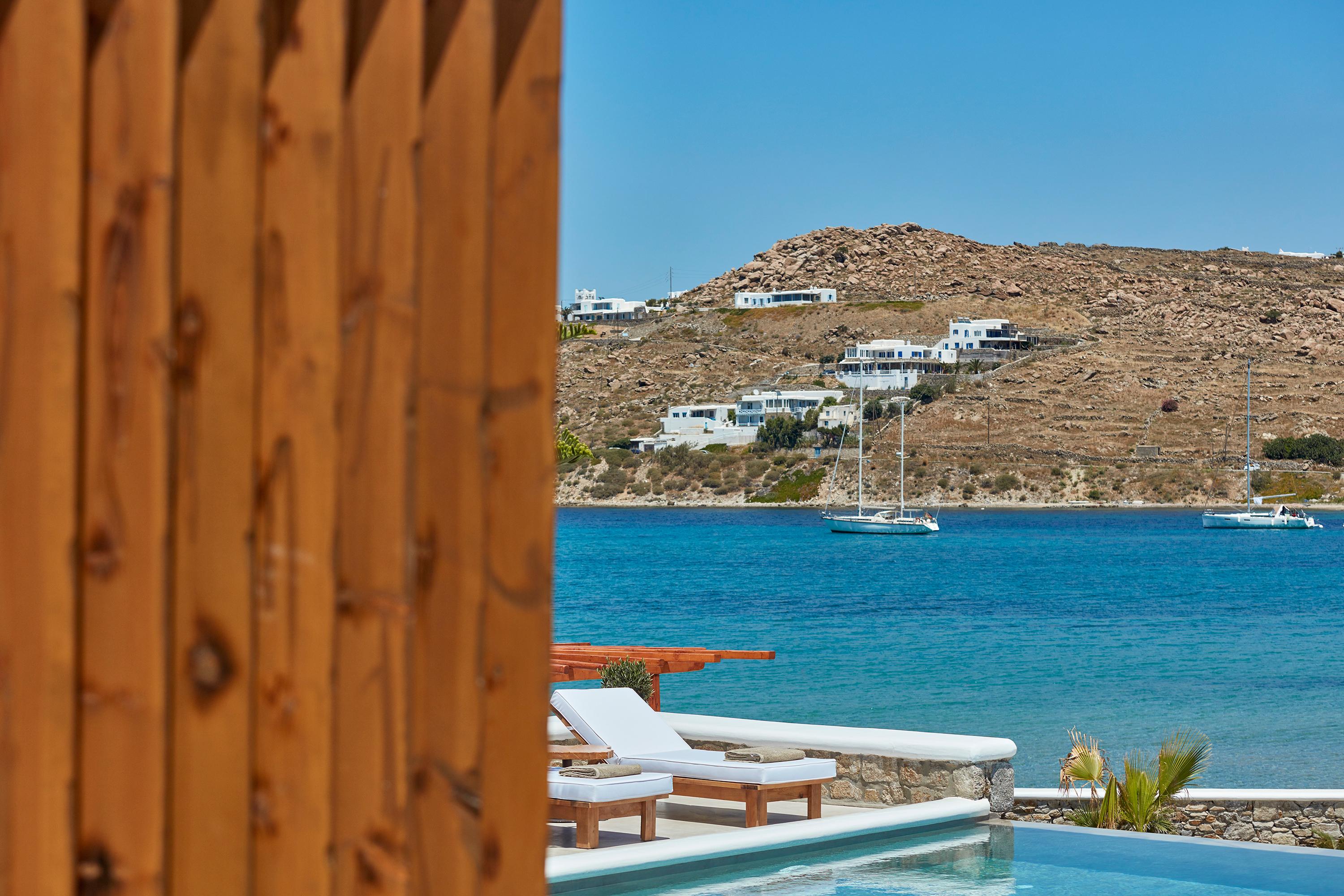 Mykonos Waves Beach House & Suites Ornos  Extérieur photo